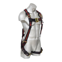 KStrong® Kapture™ Elite 5-Point Full Body Harness, Dorsal D-ring, Front D-ring, Shoulder D-rings, TB Legs (ANSI) - Ironworkergear
