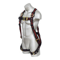 KStrong® Kapture™ Elite 5-Point Full Body Harness, Dorsal D-ring, Front D-ring, Shoulder D-rings, TB Legs (ANSI) - Ironworkergear