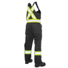Tough Duck Ripstop Insulated Safety Bib Overall-Black - Ironworkergear
