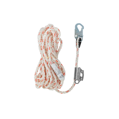 Safewaze 5/8” Rope Lifeline with snap hook and rope grab attached - Ironworkergear