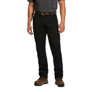 Ariat Rebar M4 Low Rise DuraStretch Made Tough Double Front Stackable Straight Leg Pant, Black #10030231 - Ironworkergear