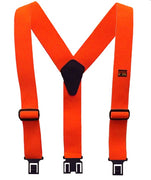 Perry Suspenders Men's Elastic Flame Retardant Hook End Work Suspenders, Orange - Ironworkergear