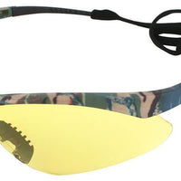 Nemesis Camo Amber Lens Safety Glasses #22610 - Ironworkergear