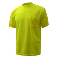 GSS Safety Waffle Knit HI-VIS Pocket T-Shirt - Ironworkergear