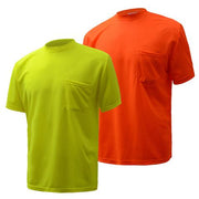 GSS Safety Waffle Knit HI-VIS Pocket T-Shirt - Ironworkergear
