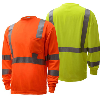 GSS Safety Class 3 Long Sleeve T-Shirt #5506/5505 - Ironworkergear