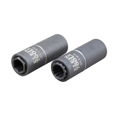 Klein 2-in-1 Impact Socket, 3/4 and 9/16-Inch - Ironworkergear