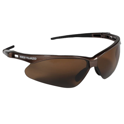 Nemesis Polarized Brown Lens/Frame Safety Glasses #28637 - Ironworkergear