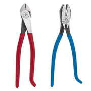Klein Tools 2-Piece Ironworker’s Pliers Set for Working with Rebar Tie Wire #94508 - Ironworkergear