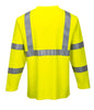 Portwest FR Hi-Vis Long Sleeve T-Shirt FR96 - Ironworkergear