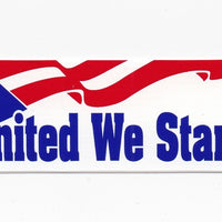 'United We Stand' Hard Hat Sticker #M25 - Ironworkergear