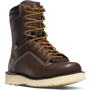 Danner Quarry USA 8" Brown Wedge Sole Boots - Ironworkergear