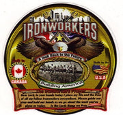 Ironworker Prayer Large Truck Window Decal-See Through Decal