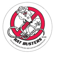 'Scrappy Rat Busters' Hard Hat Sticker #S5 - Ironworkergear