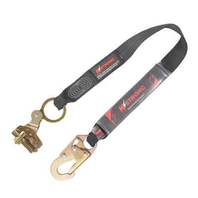 KStrong® 3 ft. Openable Rope Grab with Shock Pack Lanyard - Ironworkergear