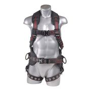 KStrong® Kapture™ Epic 5-Point Full Body Harness, Padded, 3 D-Rings, QC Chest, TB Legs (ANSI) - Ironworkergear