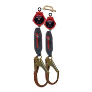 KStrong® Dual 6 ft. Micron™ SRL assembly with rebar hooks (ANSI) - Ironworkergear