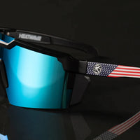 Heat Wave Future Tech Sunglasses: Stars & Stripes USA  Z87+ - Ironworkergear