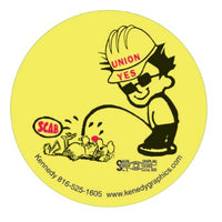 'Bad Boy' Hi-Vis Hard Hat Sticker #S48 - Ironworkergear