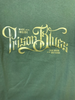 Prison Blue's Metallic Script T-Shirt-Clearance - Ironworkergear