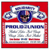 "Solidarity, Proud to be Union" Hard Hat Sticker #S113 - Ironworkergear