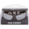 ERB One Nation Live Free Camo Silver Mirror Lens Safety Glasses - Ironworkergear