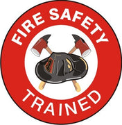 Fire Safety Trained Hard Hat Marker - Ironworkergear