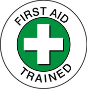 First Aid Trained Hard Hat Marker - Ironworkergear