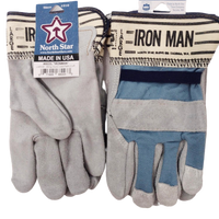 North Star "Ironman" Short Cuff Work Gloves #6822L - Ironworkergear