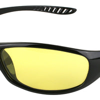 Hellraiser Amber Safety Glasses #20541 - Ironworkergear