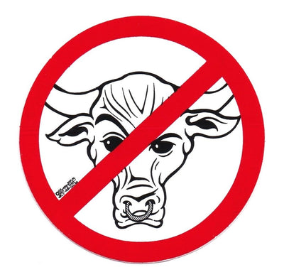 'No Bull' Hard Hat Sticker #T01