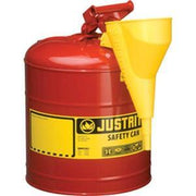 Justrite® Type I Safety Can w/ "I'm Easy" Funnel - Ironworkergear