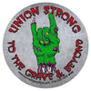"Union Strong Zombie" Hard Hat Sticker #S111 - Ironworkergear