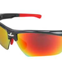 MCR Dominator™ DM3 Series Safety Glasses with Polarized Fire Mirror Lenses - Ironworkergear