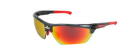 MCR Dominator™ DM3 Series Safety Glasses with Polarized Fire Mirror Lenses - Ironworkergear