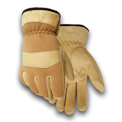 Golden Stag Winter Lined Pigskin Gloves #168 - Ironworkergear