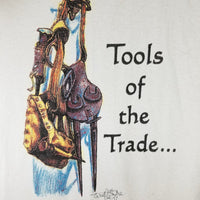 "Tools of the Trade" Ironworker's Natural Tan T-Shirt - Ironworkergear