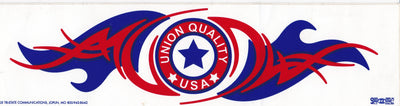 'Union Quality USA' Bumper Sticker #BP300 - Ironworkergear