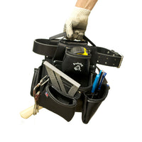 RudedogUSA Leather Tool Bag with Phone Holder #1152 - Ironworkergear