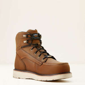 Ariat Rebar Wedge Moc Toe 6" Waterproof Composite Toe Work Boot #10053615 - Ironworkergear