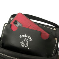 RudedogUSA Leather Tool Bag with Phone Holder #1152 - Ironworkergear