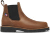 Danner Men's Bull Run Chelsea 6" Tobacco Black Heel - Ironworkergear
