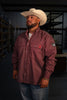 FR Pearl Snap Work Shirt - Rustline - With U.S Flag - Ironworkergear