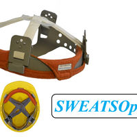 Weldas SWEATSOpad® Hard Hat Welding Sweatbands: Orange 20-3200V