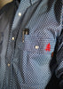 FR Pearl Snap Work Shirt - Honor Navy - Ironworkergear