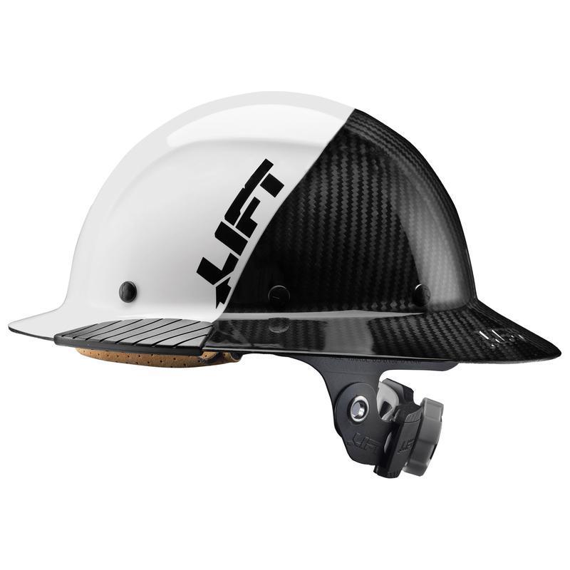 Lift Safety Dax Carbon Fiber 50/50 Full Brim Hard Hat Ironworkergear