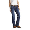 Ariat Womens FR Mid Rise Basic Boot Cut Jean Blue Quartz - Ironworkergear