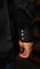 FR Western Style Pearl Snap - Black - Ironworkergear