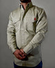 FR Western Style Pearl Snap - Khaki - Ironworkergear