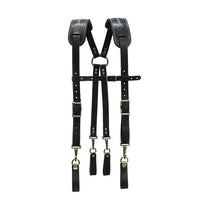 Rudedog USA Leather Work Suspenders  #3018 - Ironworkergear